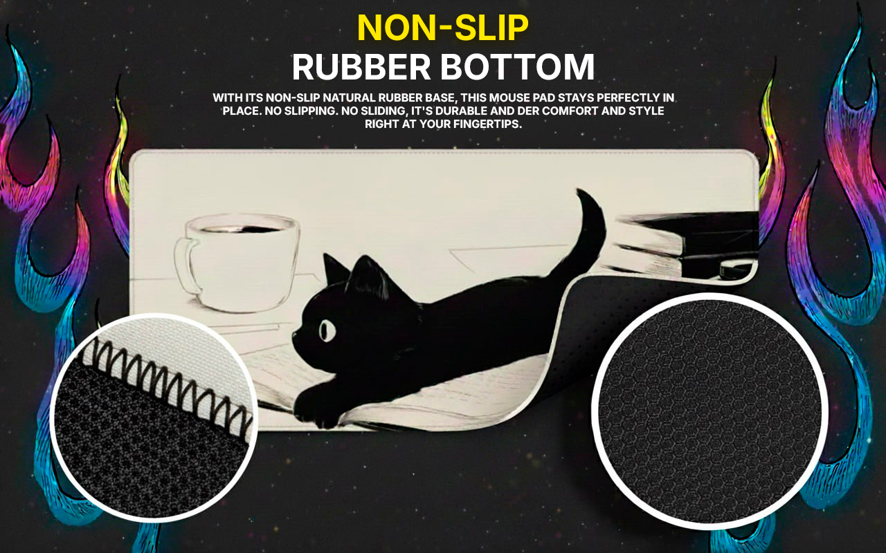 New Original Mouse Pad Anime Cute Cat Mousepad 400x700mm Large Keyboard Mats Kawaii Desk Mat Company Desk Pad for Gift Mousepads