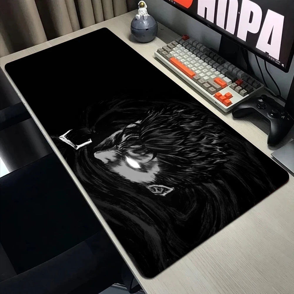 Laptop Mouse Speed Computer Mat Accessories Padmouse Mouse Pad Keyboard in berserk Desk Guts Gamer Big Gaming Guts sword Berserk