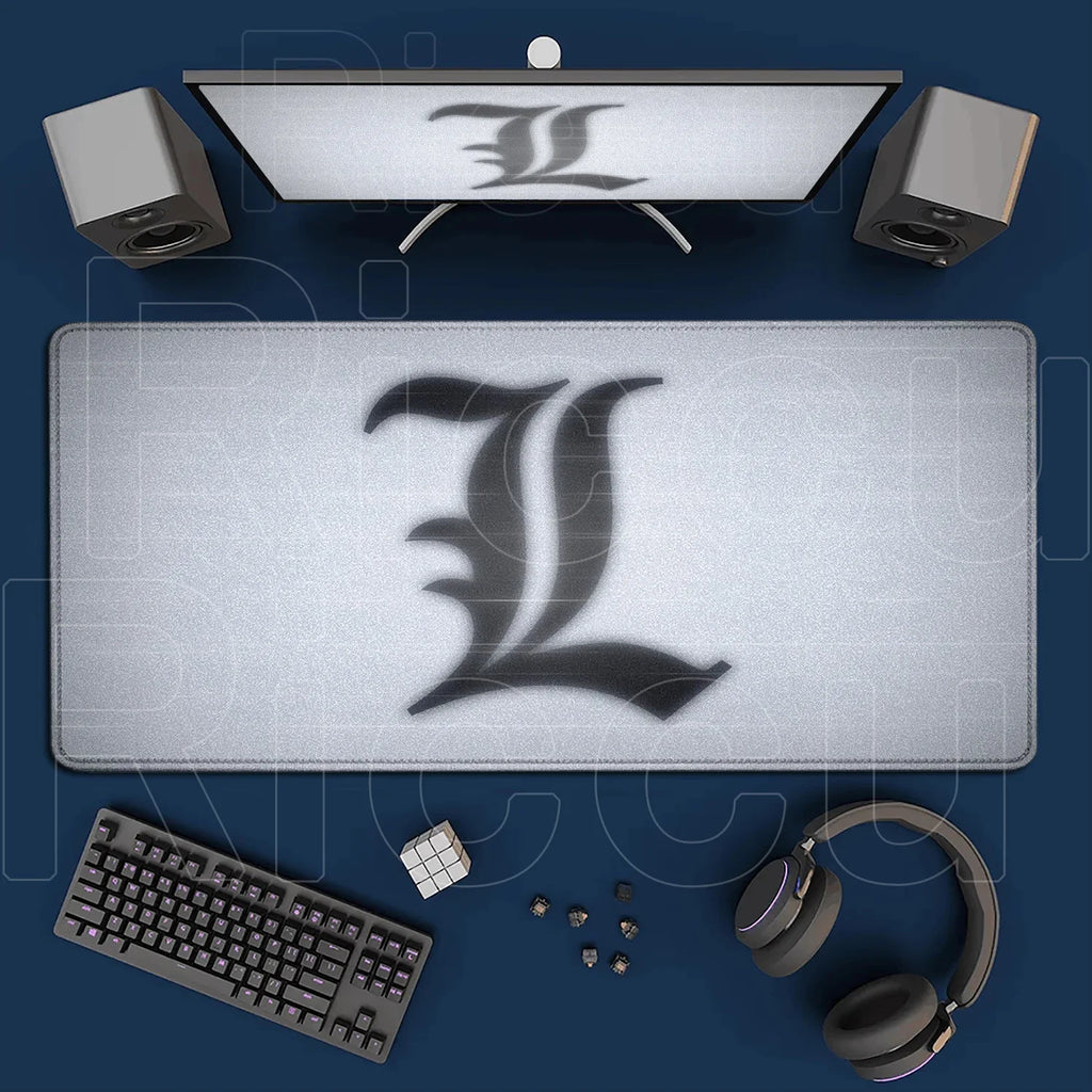 HD Printing New DEATH NOTE Mousepad Large Anime Mouse Pad XXL Oversized Gaming Keyboard Laptop Desk Mats PC Computer Accessories