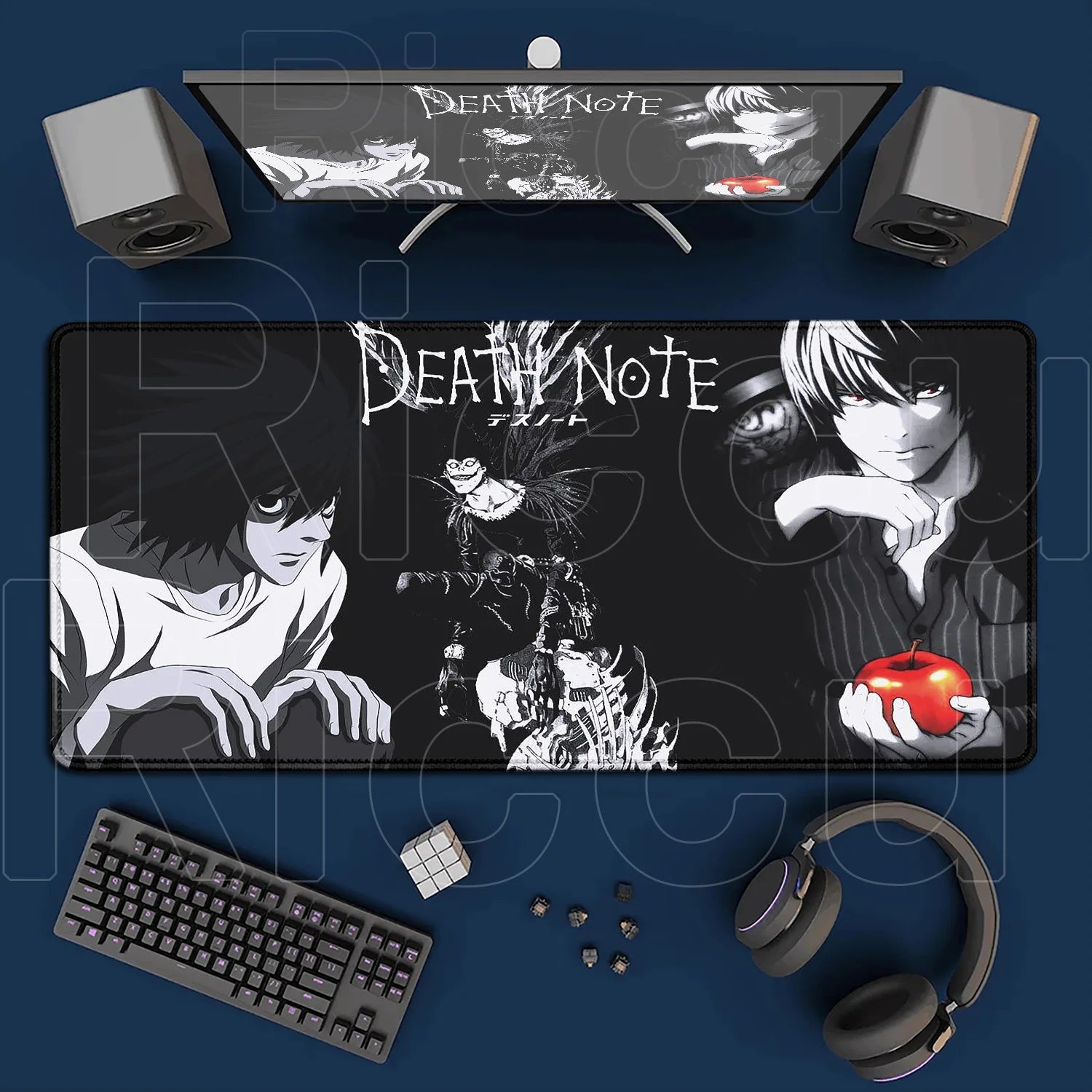 HD Printing New DEATH NOTE Mousepad Large Anime Mouse Pad XXL Oversized Gaming Keyboard Laptop Desk Mats PC Computer Accessories