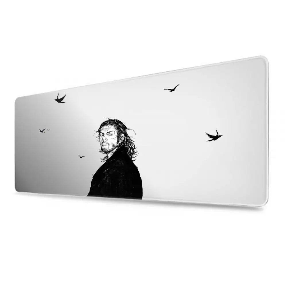 Miyamoto Musashi Vagabond Manga Mousepad Large Gaming Compute Gamer PC Keyboard Mouse Mat