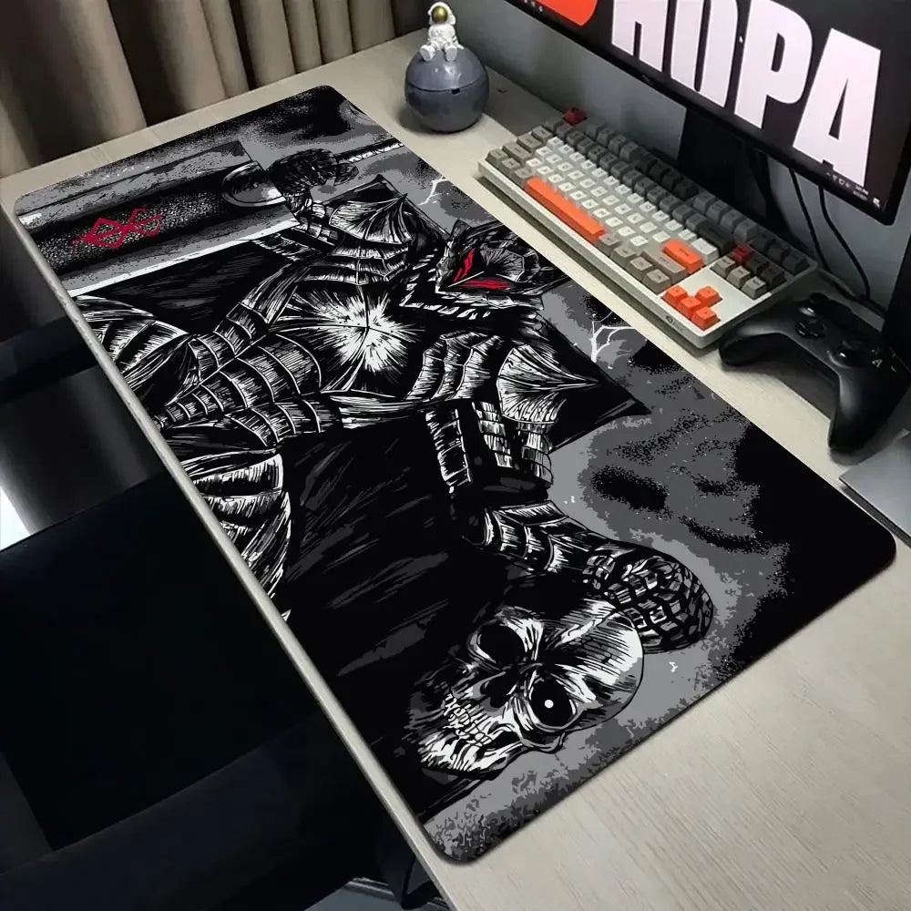 Laptop Mouse Speed Computer Mat Accessories Padmouse Mouse Pad Keyboard in berserk Desk Guts Gamer Big Gaming Guts sword Berserk