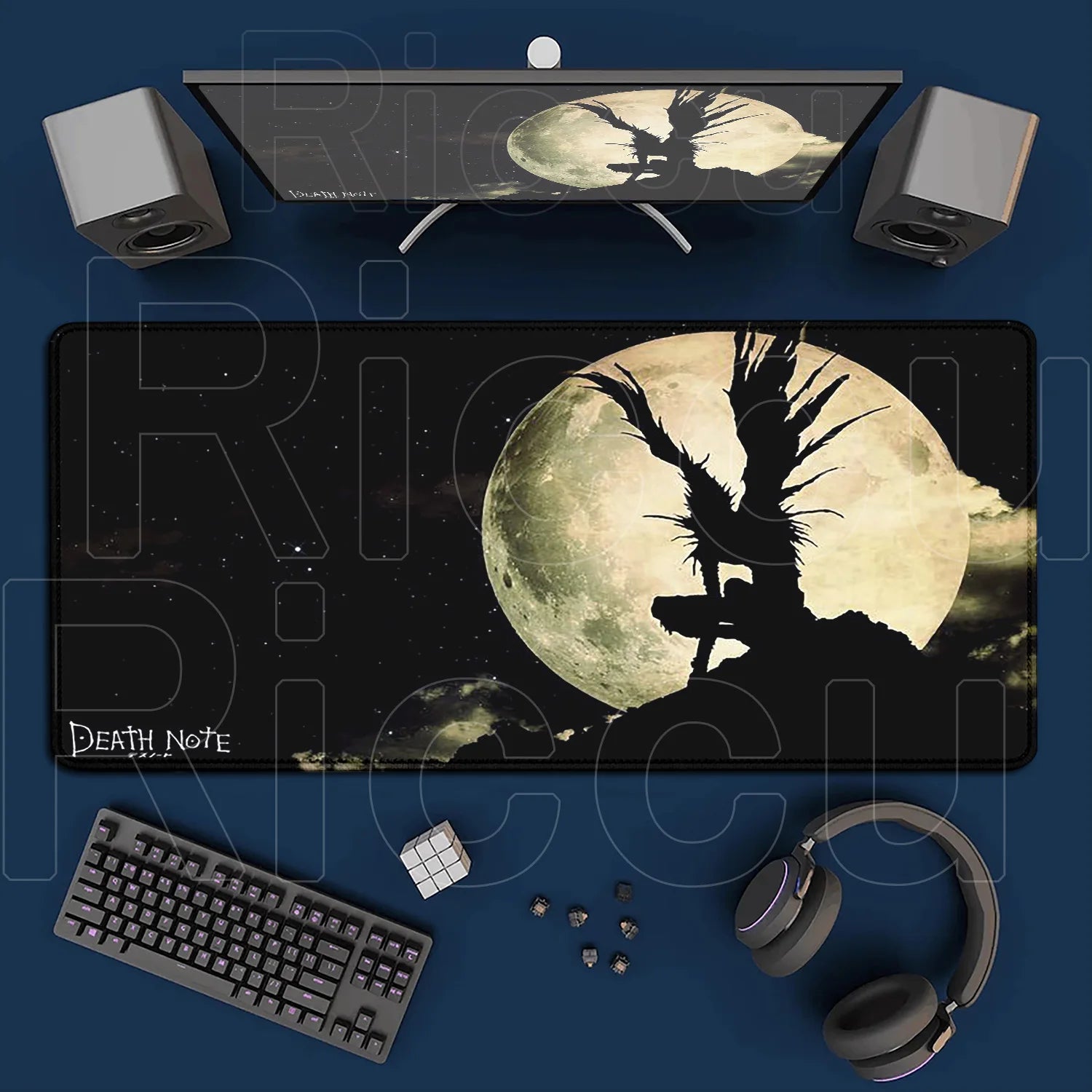 HD Printing New DEATH NOTE Mousepad Large Anime Mouse Pad XXL Oversized Gaming Keyboard Laptop Desk Mats PC Computer Accessories