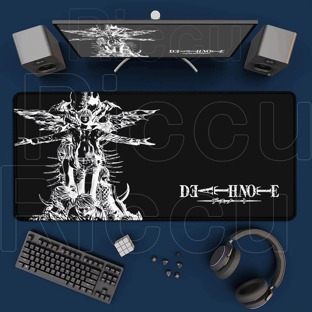 HD Printing New DEATH NOTE Mousepad Large Anime Mouse Pad XXL Oversized Gaming Keyboard Laptop Desk Mats PC Computer Accessories