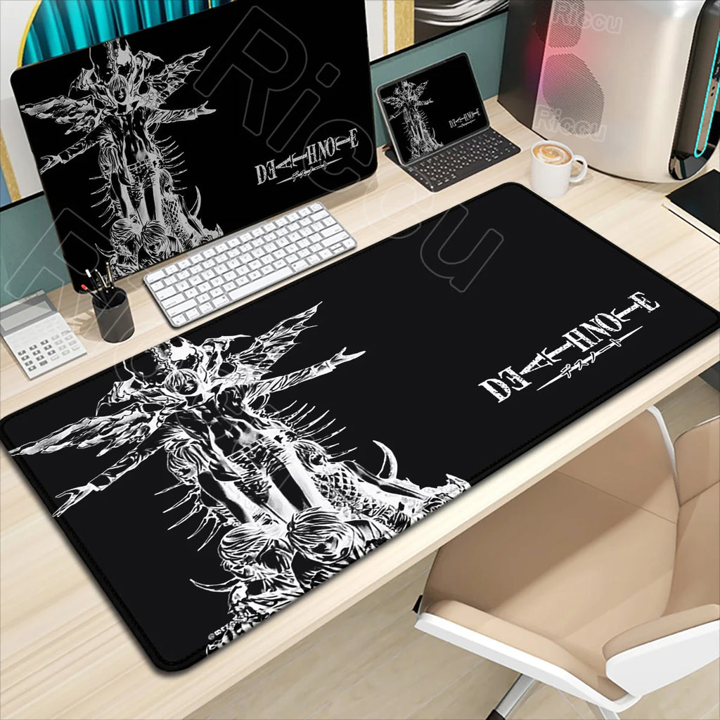 HD Printing New DEATH NOTE Mousepad Large Anime Mouse Pad XXL Oversized Gaming Keyboard Laptop Desk Mats PC Computer Accessories