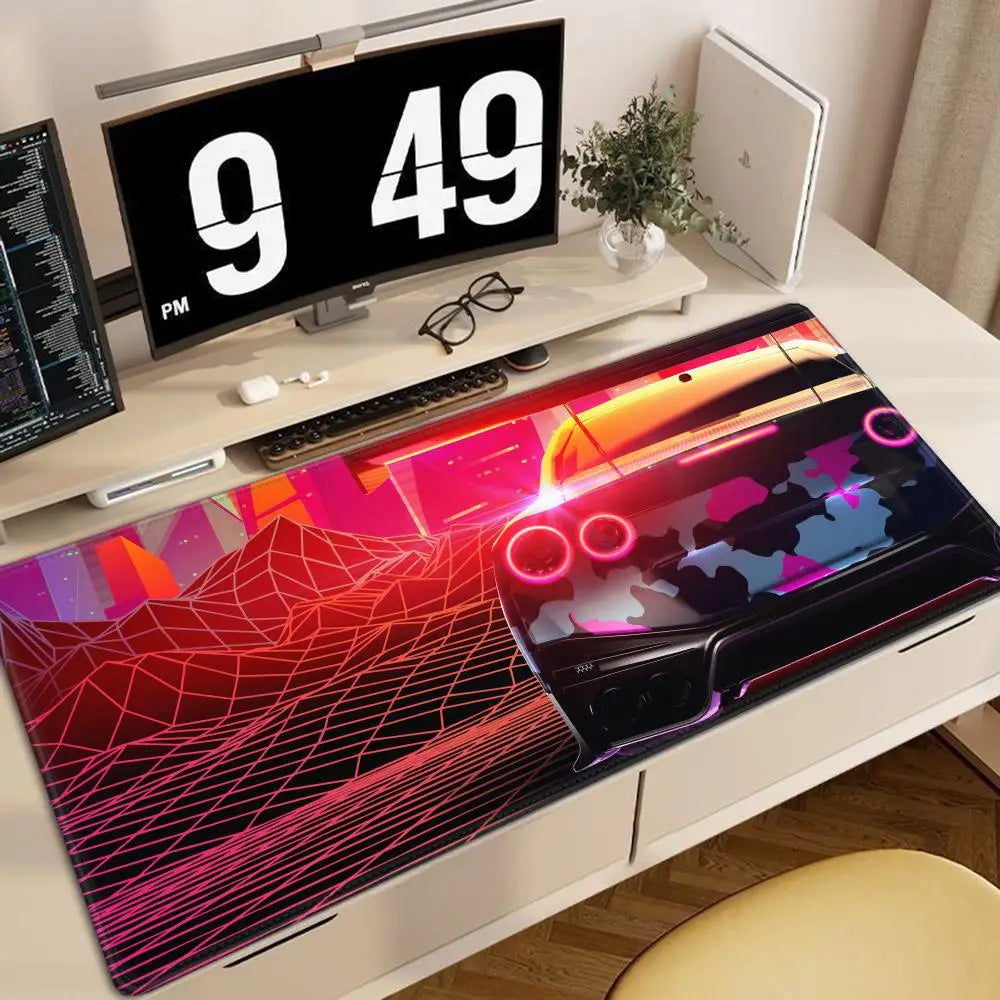 Racing GTR Sports Car Mousepad Cartoon Lockedge Large Gaming Mouse Pad Computer Gamer Keyboard Mouse Mat Desk For PC Desk Pad