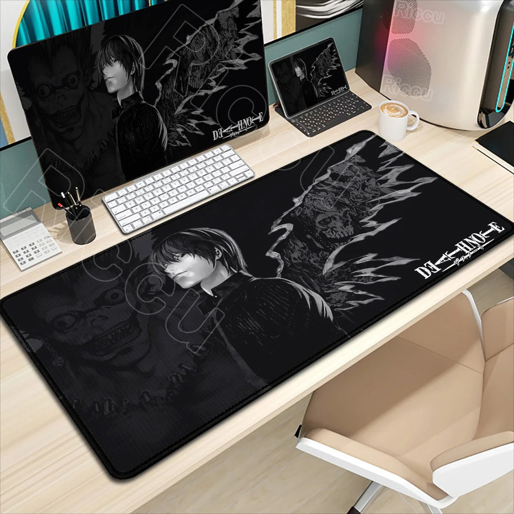 HD Printing New DEATH NOTE Mousepad Large Anime Mouse Pad XXL Oversized Gaming Keyboard Laptop Desk Mats PC Computer Accessories