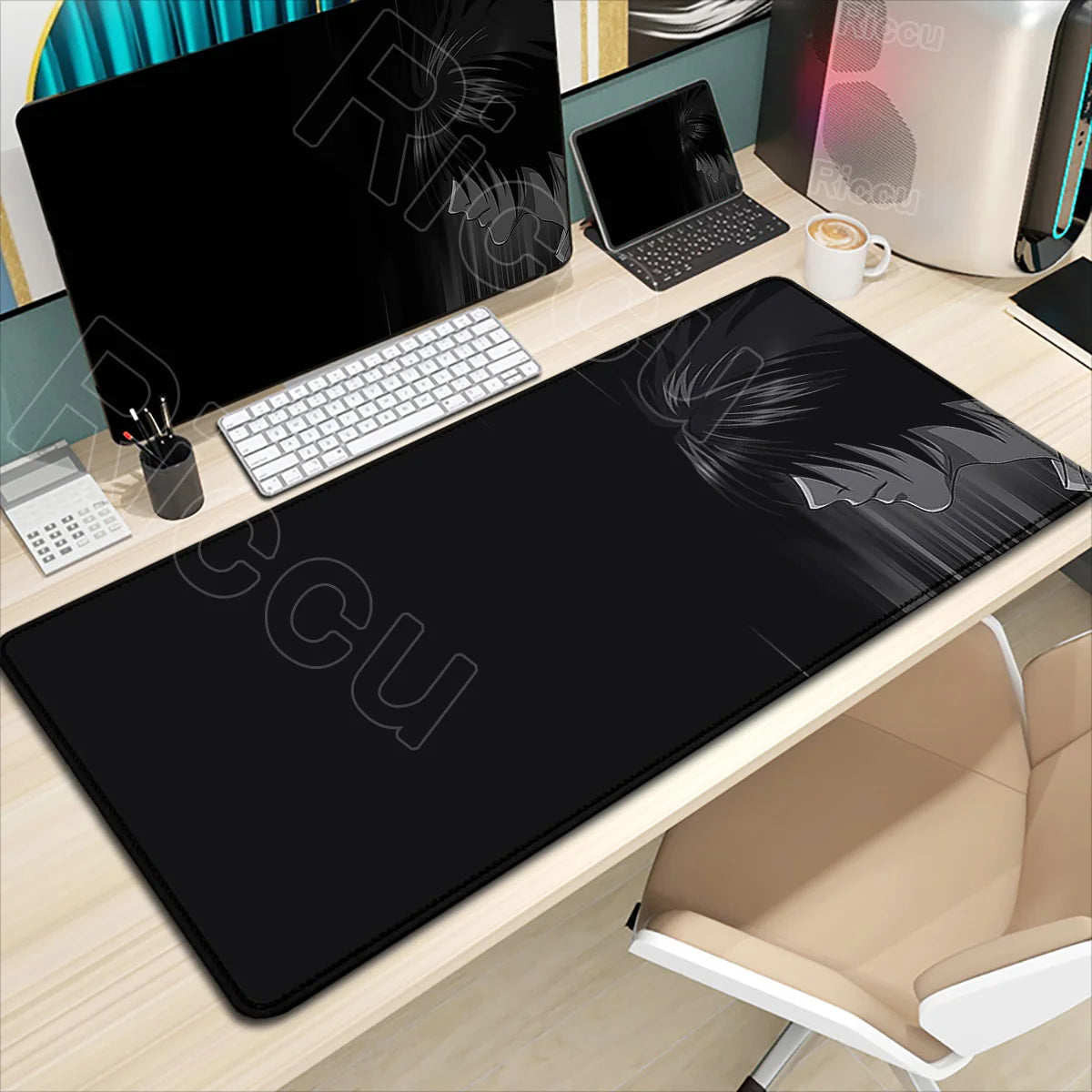 HD Printing New DEATH NOTE Mousepad Large Anime Mouse Pad XXL Oversized Gaming Keyboard Laptop Desk Mats PC Computer Accessories