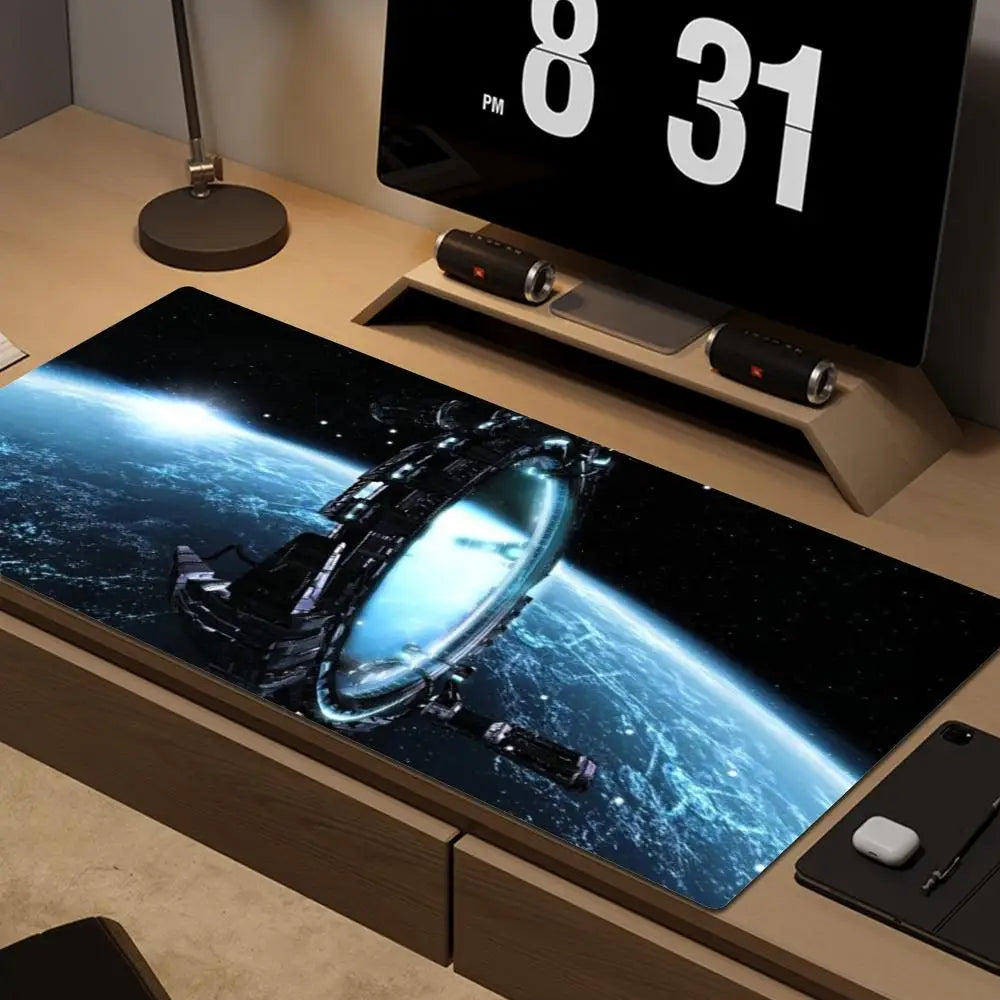 900x400mm Stargate Mouse Pad Fashion Laptop XXL Computer Mouse Mat Gaming Mousepad HD Large XL Gamer Desk Keyboard Play Mat Cool