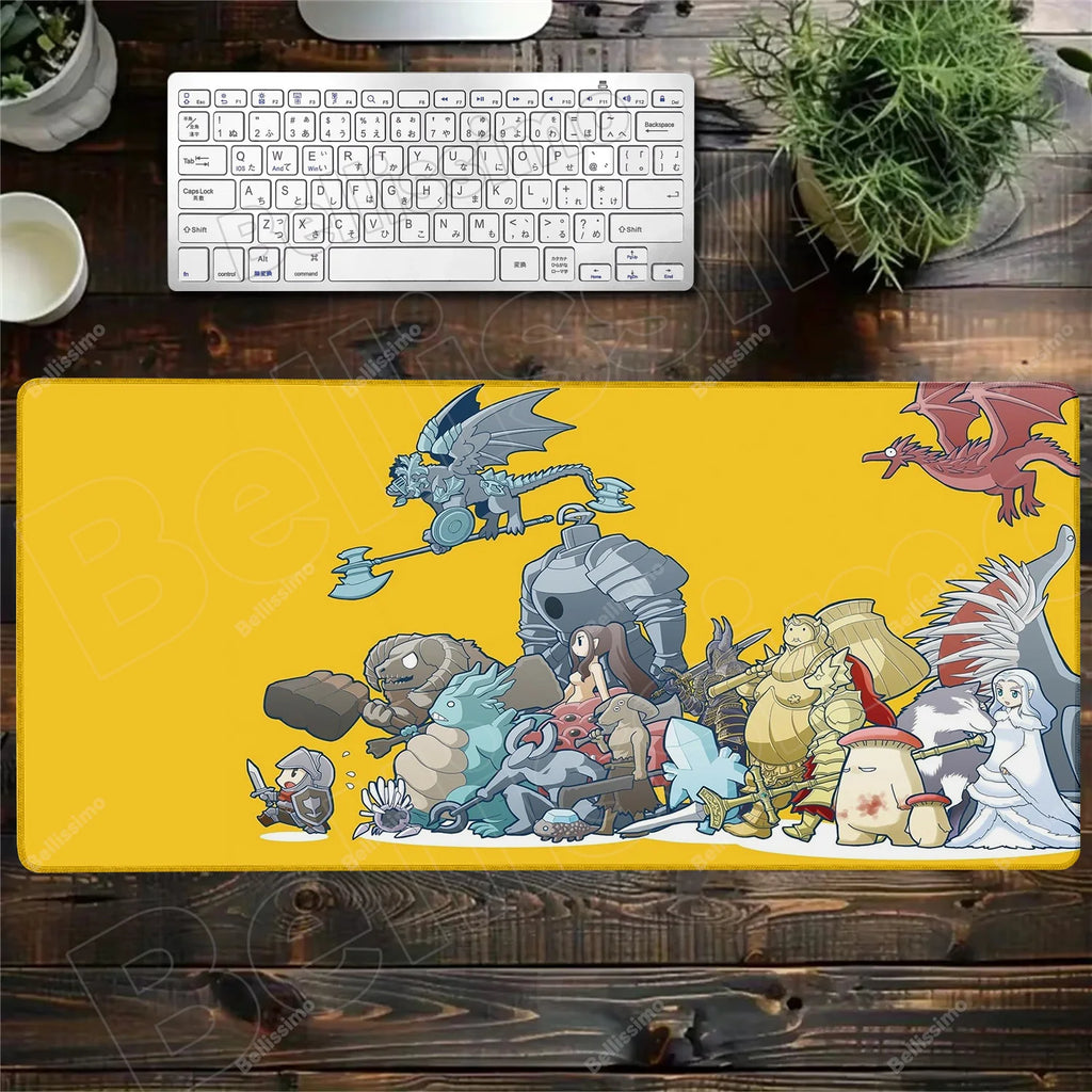 Mouse Pad Gamer Custom MousePads keyboard Dark Souls Anti-slip Carpet Laptop Soft Office Mouse Mat Decoration Desktop Mouse Pad