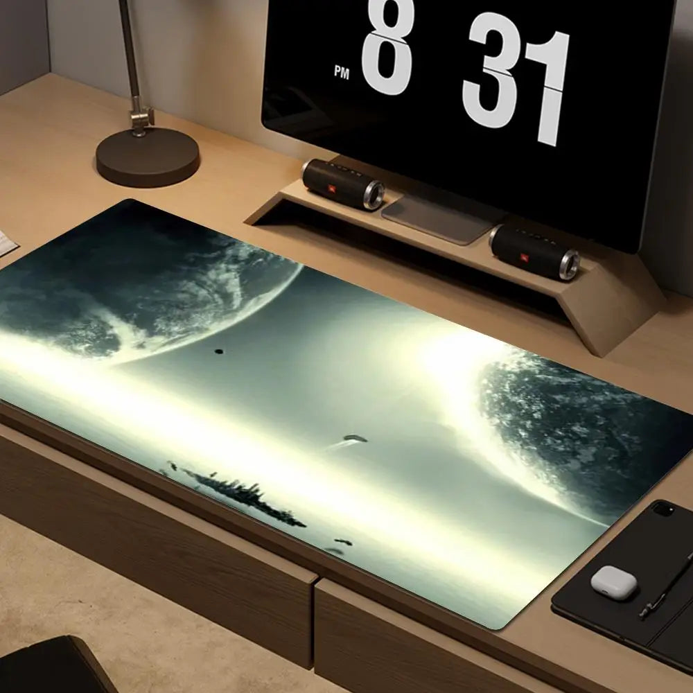 900x400mm Stargate Mouse Pad Fashion Laptop XXL Computer Mouse Mat Gaming Mousepad HD Large XL Gamer Desk Keyboard Play Mat Cool