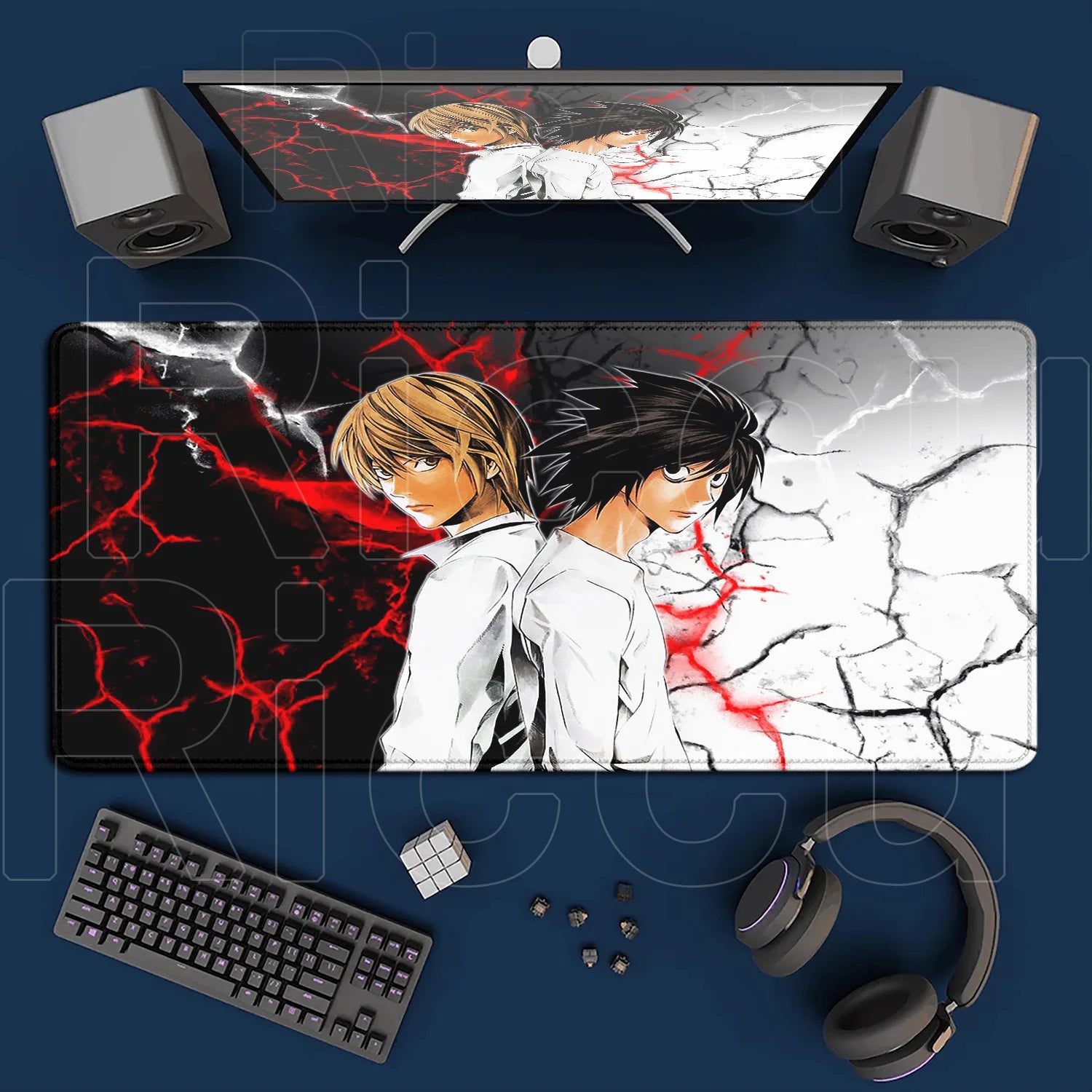 HD Printing New DEATH NOTE Mousepad Large Anime Mouse Pad XXL Oversized Gaming Keyboard Laptop Desk Mats PC Computer Accessories