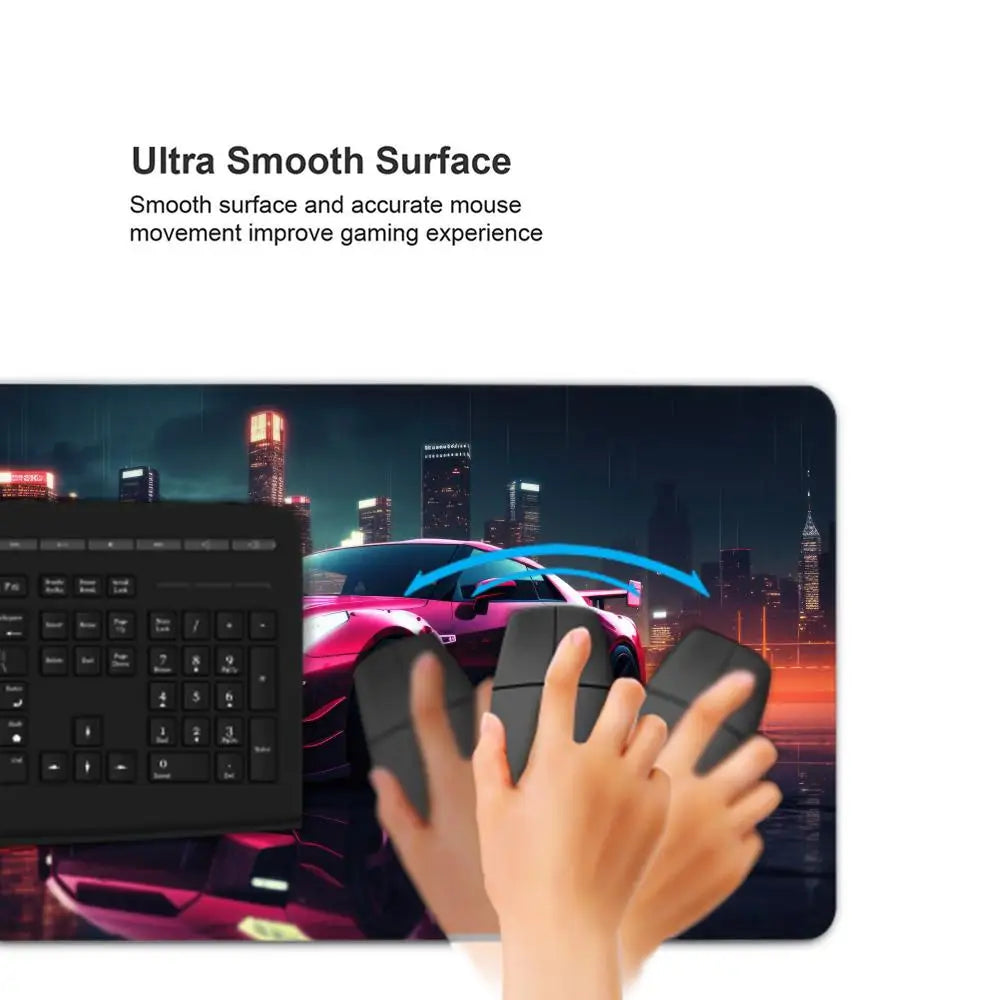 Racing GTR Sports Car Mousepad Cartoon Lockedge Large Gaming Mouse Pad Computer Gamer Keyboard Mouse Mat Desk For PC Desk Pad