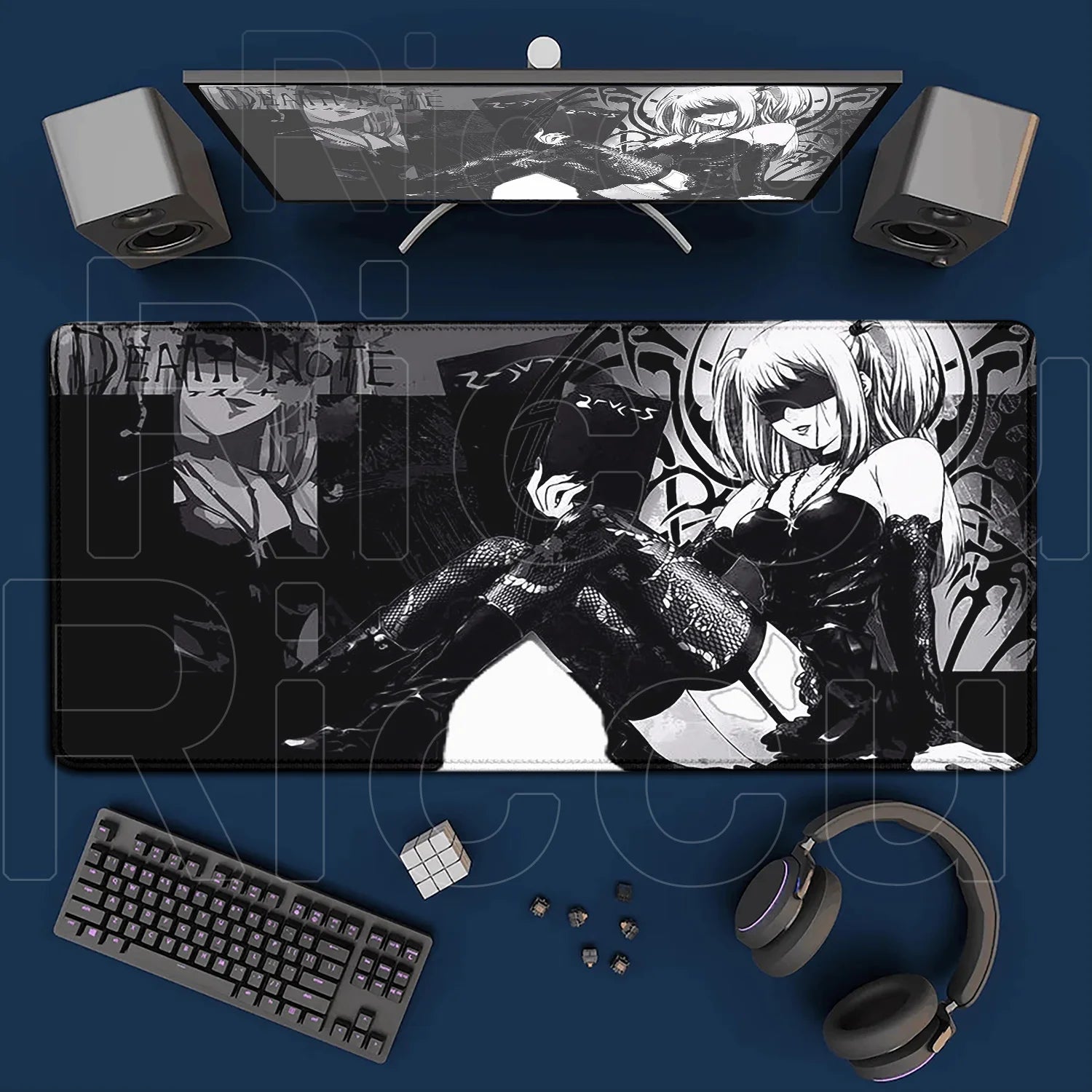 HD Printing New DEATH NOTE Mousepad Large Anime Mouse Pad XXL Oversized Gaming Keyboard Laptop Desk Mats PC Computer Accessories