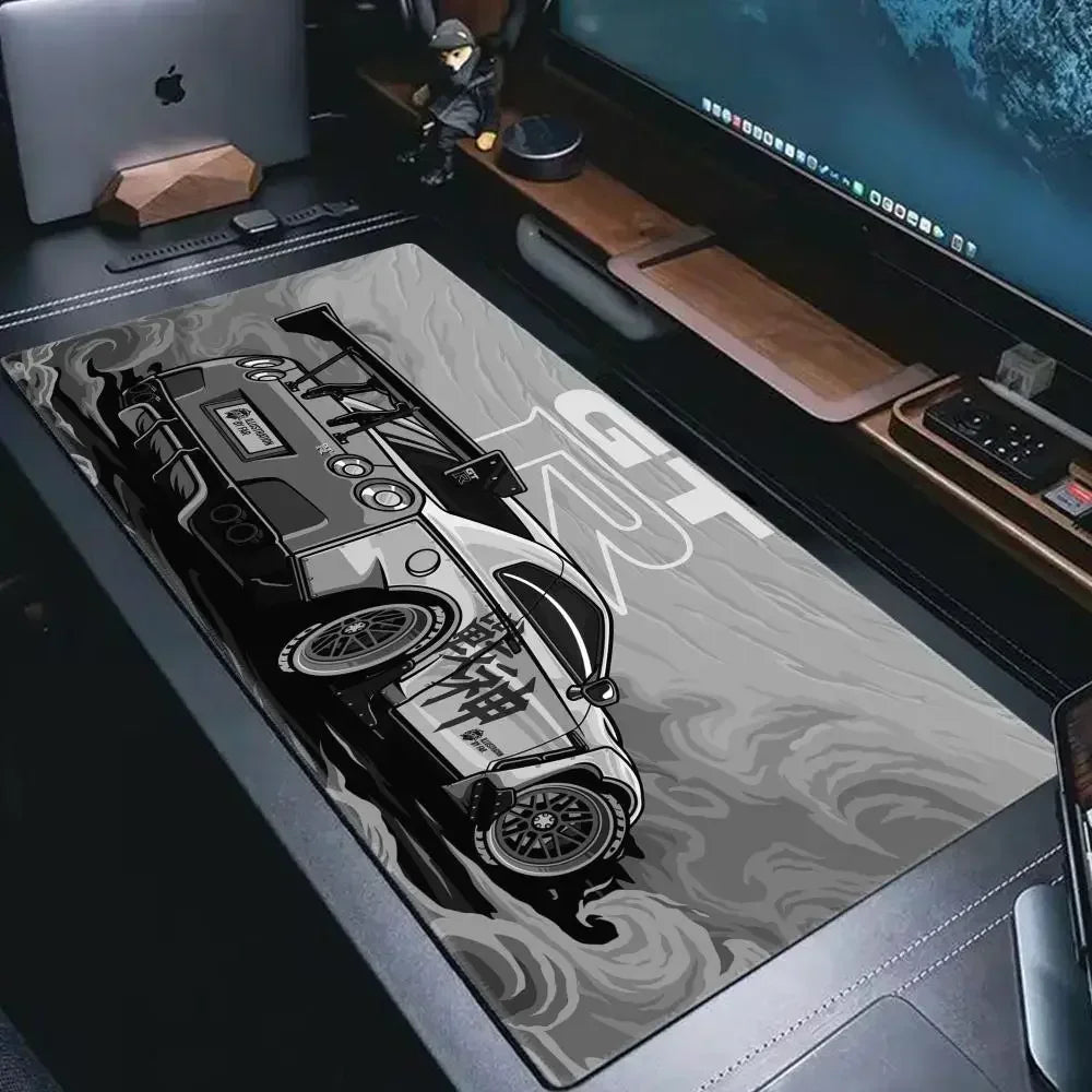 ftvae New Arrivals Sports Car Mouse Pad XXL Gaming Accessories Office Gamer Keyboard Desk Mat Non-Slip Laptop Large Anime GTR Mo