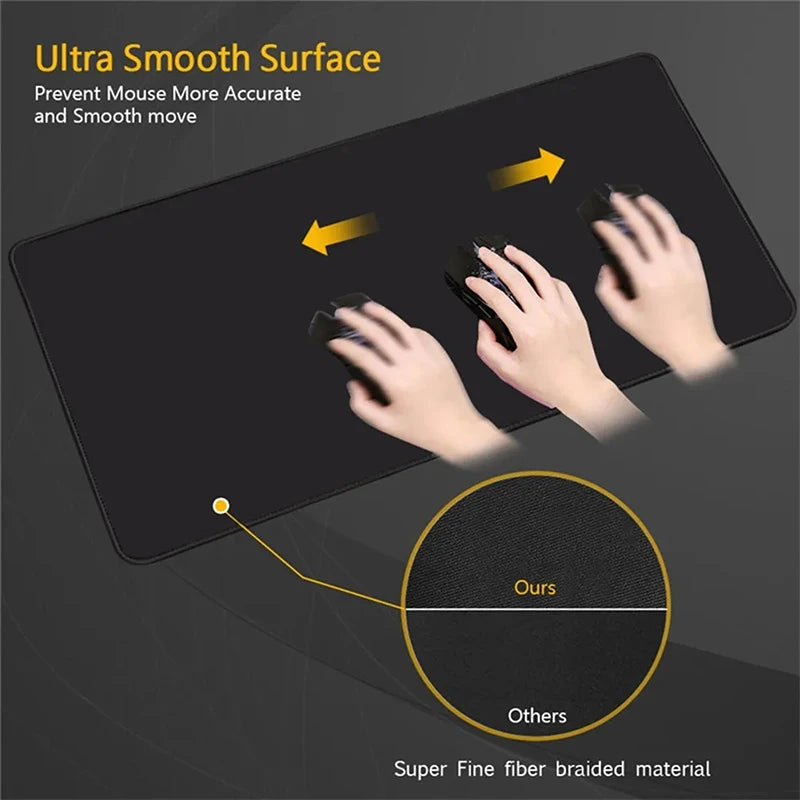 Gaming Mouse Pad 900x400 PC P-pikachu Gamer Cabiner Keyboard Rug XXL P-pokemonS Desktop Mouse Mat Carpet Kawaii Rubber Mousepad