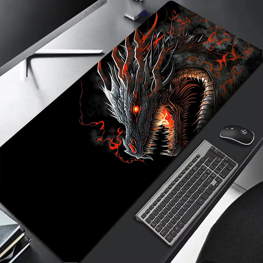 Japanese Dragon Large Gaming Mousepad XXL Keyboard Gamer 900x400 speed Mouse Pad on The Table Speed Desk Mat Anime