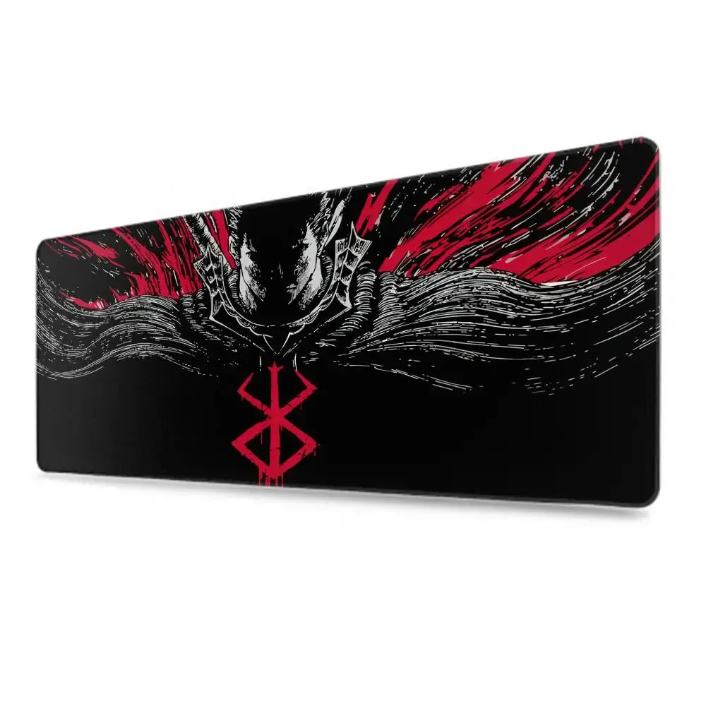 Laptop Mouse Speed Computer Mat Accessories Padmouse Mouse Pad Keyboard in berserk Desk Guts Gamer Big Gaming Guts sword Berserk