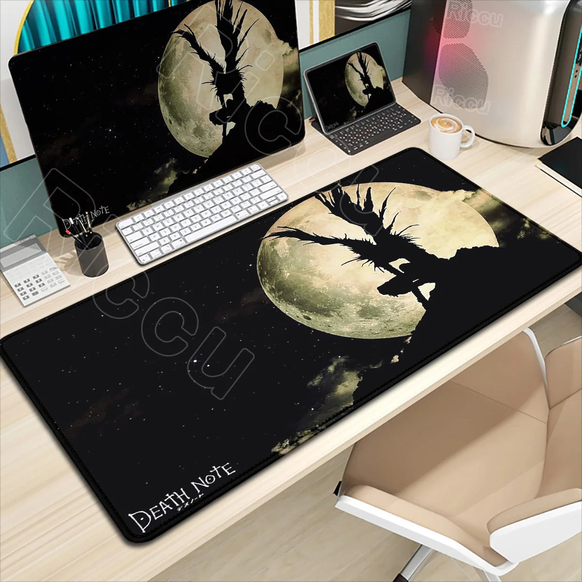 HD Printing New DEATH NOTE Mousepad Large Anime Mouse Pad XXL Oversized Gaming Keyboard Laptop Desk Mats PC Computer Accessories
