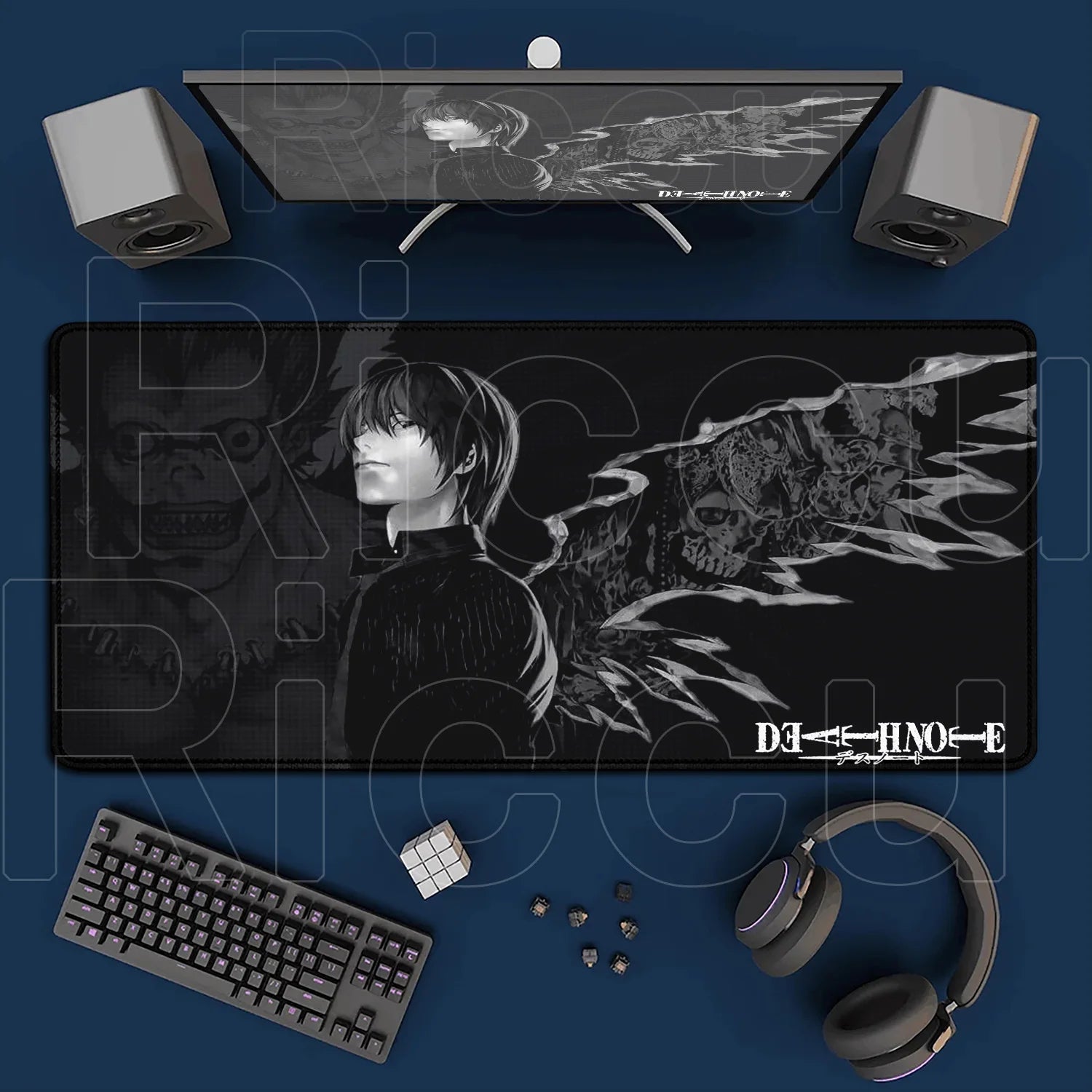 HD Printing New DEATH NOTE Mousepad Large Anime Mouse Pad XXL Oversized Gaming Keyboard Laptop Desk Mats PC Computer Accessories