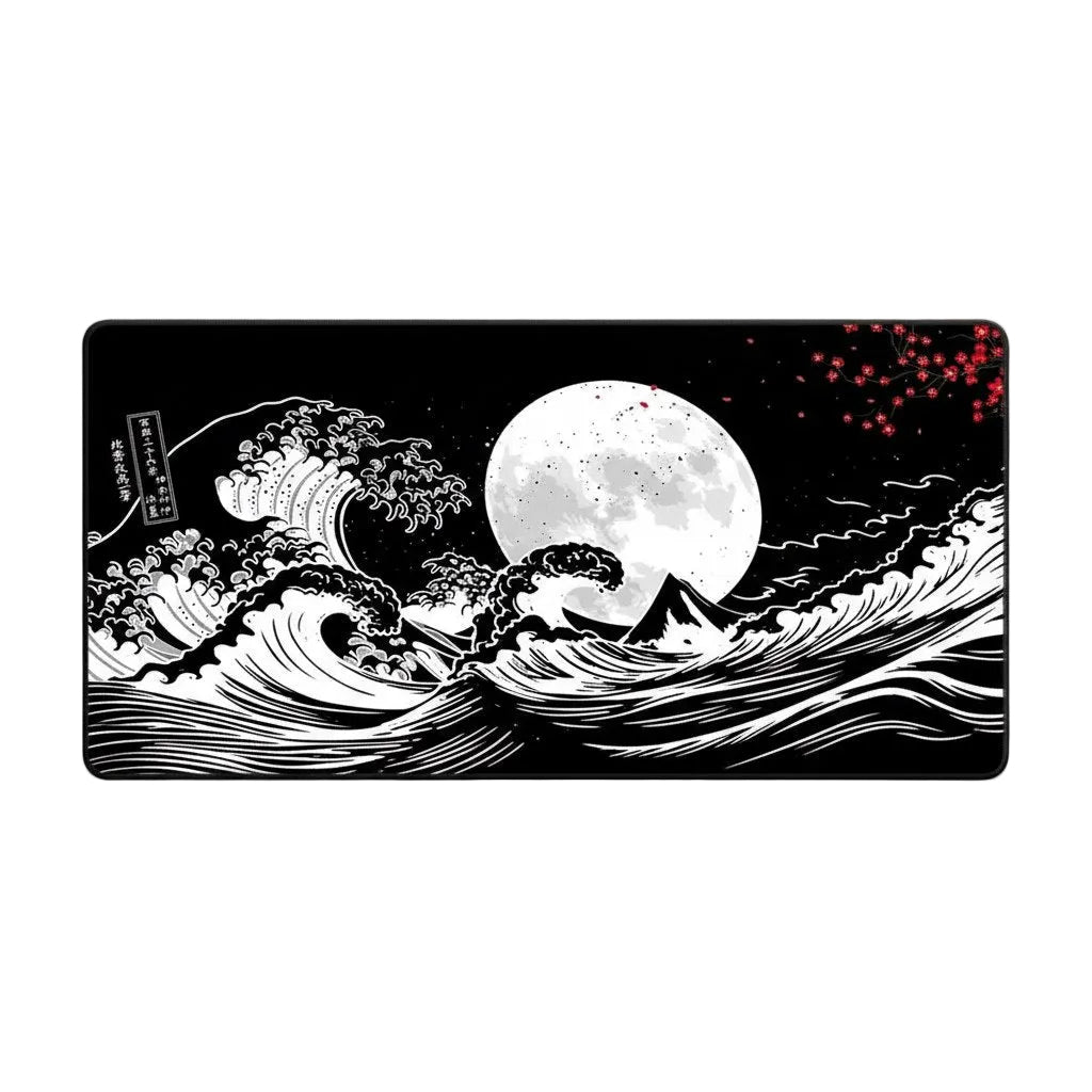 Computer Art Mouse Pad Japan The Great Wave of Kanagawa Large Gaming Mousepad Gamer XL Rubber Otaku Keyboard Pad Laptop Desk Mat
