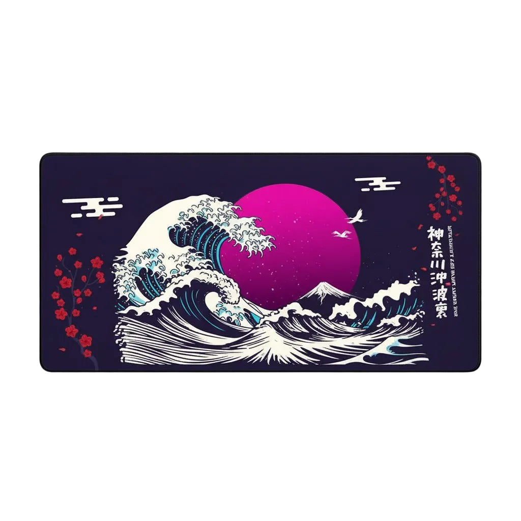 Computer Art Mouse Pad Japan The Great Wave of Kanagawa Large Gaming Mousepad Gamer XL Rubber Otaku Keyboard Pad Laptop Desk Mat