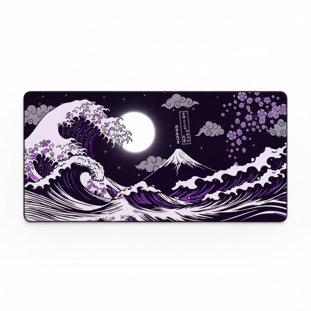 Computer Art Mouse Pad Japan The Great Wave of Kanagawa Large Gaming Mousepad Gamer XL Rubber Otaku Keyboard Pad Laptop Desk Mat